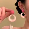 Obertura Carmen~Aretes de Esmalte Colorido Dopamina para Mujer 2025 Nuevo Estilo Caliente Pendientes de Nicho de Alta Gama