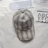 Gorra de Béisbol a Cuadros con Bordado de Letras de Nuevo Diseño Estilo Coreano para Mujer, Circunferencia de Cabeza Grande, Gorra de Pico Cubre-Rostro de Gama Alta