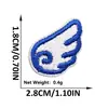 Adesivos de Tecido Bordados Autoadesivos Coloridos Pequenas Asas Fofas para Roupas, Sapatos e Chapéus Bolsas de Lona Patch Decorativo DIY