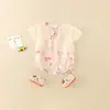 Ropa de bebé, abrigo de verano, ropa de pedo, ropa de bebé recién nacida de una pieza, vestido de luna llena de cien días, ropa de verano