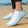 Novos Sapatos Outdoor para Trilha em Rio para Casais, Sapatos de Praia Anti-Corte, Fitness, Pesca, Ciclismo, Natação, Sapatos Anfíbios para Vadeação, Verão