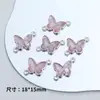 Deusa da Beleza Radiante Vem Visitar Cabelo Super Feérico Imitação Cristal Metal Borboleta Pingente Pulseira Colar DIY Feito à Mão Acessórios de Joias