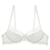 Lencería sexy transfronteriza para mujer, estilo francés, pura y seductora, ultrafina, talla grande, diseñada para hacer que los pechos grandes parezcan más pequeños, con características antigravedad, y un conjunto de sujetador de encaje
