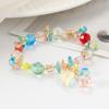 Pulsera de Cristal de Color Transfronteriza de Amazon Pulsera de Cristal Fresca Pequeña Pulsera Femenina Mori Fairy Colgante de Diamante de Amor