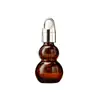 Botella de Aceite Esencial Marrón a Prueba de Luz Frasco Gotero Doble Calabaza Botella de Vidrio para Loción Cosmética Sub-Botella de Vidrio Mayoreo