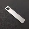 Llavero anti-pérdida para coche, llavero en blanco para grabar, llavero de aleación de zinc, llavero de acero inoxidable