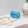Bolsa de Moedas Infantil de Corrente Pequena de Celebridade da Internet Transfronteiriça Bolsa de Noite Bolsa Acrílica Mini Bolsa para Batom Bolsa de Mão Transversal