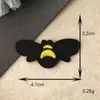 Patches de Tecido Bordados de Cogumelo, Abelha, Nota Musical, Sorvete Adesivos para Decoração de Roupas e Chapéus Desenho Animado Fofo