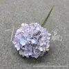 162 Piezas de Flores de Hortensia Impresas en Seda, Flores Artificiales de Tallo Único para Boda y Decoración del Hogar