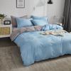 Juego personalizado de cuatro piezas Ins de doble pieza para estudiantes, personal, dormitorio, tres piezas, funda de edredón, sábanas, se puede pedir con logo, ropa de cama de exportación