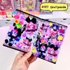 Caderno Original Cartoon A7 Acrílico de Folhas Soltas, Caderno de Estudante Anime Estética Fofa Feminina