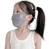 Protector Solar Infantil Verano Delgado Seda de Hielo 3D Tridimensional Esquina de Protección Ocular Cubre Rostro Velo Máscara Anti-ultravioleta Transpirable