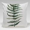 Cross-border Green Leaf Pillow Case, Pêssego Couro Travesseiro Escritório Assento Cintura, Almofada, Almofada Interior do Carro Almofada Quadrada