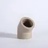 Codo PPR de 45 grados 20 25 accesorios para tubería de agua 4 puntos tubería gruesa para agua caliente junta de tubería para agua caliente y fría termofusión codo de 6 puntos