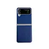 Pintura Metálica Morandi Adecuada para Funda de Teléfono Móvil Samsung Z Flip7 Estuche Plegable Superior e Inferior Cubierta Protectora Z Flip6/5