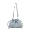 Bolso tipo cubo grande de moda y minimalista estilo coreano, nueva colección otoño 2026, bolso de hombro/bolso cruzado relajado y casual