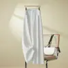 Pantalones de traje de pierna ancha de cintura alta versátiles de moda personalizados para mujer Otoño 2026 Nuevo holgados adelgazantes casuales para el trabajo