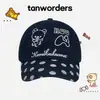 Gorra de Béisbol Bordada de Rilakkuma Estilo Coreano Ins Linda, Dulce Diseño de Puntos para Todas las Estaciones, Gorra Versátil para Parejas que Hace que la Cara se Vea Más Pequeña