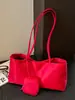 Bolso tote de nailon estilo coreano de nicho para mujer 2026, simple, de gran capacidad, ligero, moderno, bolso de hombro versátil