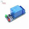 Módulo de Relé de 1 Canal 5V 12V 24V Disparador de Bajo Nivel Placa de Desarrollo de Control Electrónico de Expansión Versión Azul