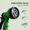 Pistola de Agua para Lavado de Autos Multiusos de 7.5M, Manguera de Alta Presión con Modo de Chorro Ajustable, Fácil de Conectar al Grifo para Limpieza de Autos/SUVs/Jardín/Ventanas