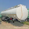 Exportación transfronteriza de semirremolques para transportar gasolina y diésel, camiones cisterna de acero al carbono para petróleo, camiones cisterna para líquidos, camiones cisterna divididos de 4 compartimentos