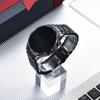 Correa de reloj para Huawei WATCH GT 5 Hebilla plana de tres cuentas curvada GT5 (46 mm) Correa de Acero Especial