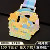 Medallas de metal personalizadas para eventos deportivos padre-hijo, eventos de maratón, medallas corporativas de aleación de zinc, hechas a medida para escuelas