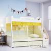 Mosquitero para cama madre e hijo A6L 1.35 litera superior e inferior cama de 1.5 m mesa escalera 0.9m1.2m doble capa superior estrecho inferior ancho doméstico