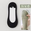 Calcetines invisibles de seda helada para mujer, calcetines de corte bajo, esponja suave, absorción de impactos, presión lenta, corte arbitrario, antideslizantes, calcetines bajos al por mayor