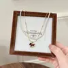 Acessório de Colar com Pingente de Cavalo do Zodíaco Banhado a Ouro 18K com Esmalte Gotejado para Mulheres, Corrente para Suéter com Toque de Luxo Leve e de Alta Qualidade