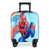 Maleta de ruedas para niños de 18 pulgadas para niños y niñas, equipaje para bebé de 20 pulgadas, rueda universal, remolque de cabina para niños