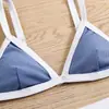 Biquíni europeu e americano 2023 novo maiô de duas peças moda praia feminina sexy alças finas costas nuas fabricantes atacado