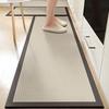 Alfombrillas de Cocina Estilo Lujo Ligero de Gama Alta, Fáciles de Mantener, Absorbentes de Agua, Antideslizantes, Juego de Dos Piezas, Alfombrillas de Piso de Tierra de Diatomeas, Suministro Directo del Fabricante