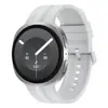 Aplicável para modelo oficial Samsung watch9 pulseira de relógio de silicone galaxy watch8/9 pulseira de relógio de silicone esportiva com ranhuras