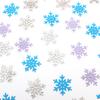 Mezcla y combina confeti de copos de nieve navideños, decoración, suministros para fiestas navideñas, diseño de escena de escritorio, confeti para lanzar en Navidad
