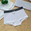 Roupa íntima feminina de alta elasticidade, sem costura, puro algodão, plus size, com entrepernas estendido, antibacteriana, respirável e amiga da pele, calcinhas de puro algodão, atacado