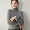 Suéter de Cachemir con Cuello de Pico Estilo Elegante para Mujer, Jersey de Manga Larga Adelgazante, Suéter de Cachemir Tejido Base para Venta al por Mayor