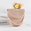 Bolso Tejido de Paja Nuevo Bolso Pequeño tipo Bandolera para Niños Bolso Grande de Hombro para Teléfono Móvil Bolso Juguete Tejido a Mano Billetera para Niña