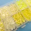 Tubo de Contas de Vidro Mistas para Sementes com 10 Compartimentos Contas para Miçangas Artesanais DIY Pulseira Colar Anel Acessórios de Joias Materiais