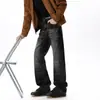 Otoño 2026 Nuevos Jeans para Hombre Resistentes Lavados de Alta Calidad Corte Delgado Ligeramente Acampanados Estilo Americano 14 Onzas Premium Modernos