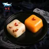 Harina Especial para Pastel de Arroz Tiburón Blanco, Tiras de Pastel de Arroz Molido en Agua, Polvo para Salteado de Pastel de Arroz con Queso Coreano 500g, Polvo Comercial para Pastel de Arroz