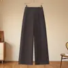 Pantalones de Pierna Ancha de Cintura Alta Personalizados para Mujer, Pantalones Casuales, Verano, Adelgazantes, Holgados, de Pierna Recta, Versátiles, Sencillos, para el Trabajo, con Caída