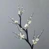 Simulación de flor de ciruelo, dulce de invierno chino, decoración del hogar, arreglo floral, rama de ciruelo pastoral, accesorios suaves, flores falsas, fábrica al por mayor