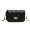Bolso de axila de moda con nuevo diseño de diamantes, perfecto para primavera y verano, bolso de hombro versátil, bolso cruzado elegante, bolso de cadena negro de nicho para mujer para el verano