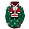 2024 Cross-border AliExpress Amazon Hot Selling 3D Digital Europeu e Americano Papai Noel Boneco de Neve Moletons Masculinos e Femininos