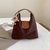 Grande capacidade casual bolsa tote feminina 2024 inverno nova multifuncional ombro de viajante traseiro retro nicho bolsa crossbody