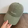Gorra de Béisbol Bordada Estilo Coreano de Algodón Lavado, Sombrero Unisex de Copa Suave con Protección Solar, Moderno y Versátil