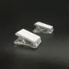 Clipes de PP transparentes acrílicos sem adesivo do fabricante para documentos, cadernos, provas de estudantes, clipes de plástico, acessórios de papelaria