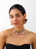 Pendientes de Estilo Bohemio Retro, Cadena para Clavícula, Personalidad Exagerada, Accesorios de Cadena de Estilo Étnico, Estilo Exótico